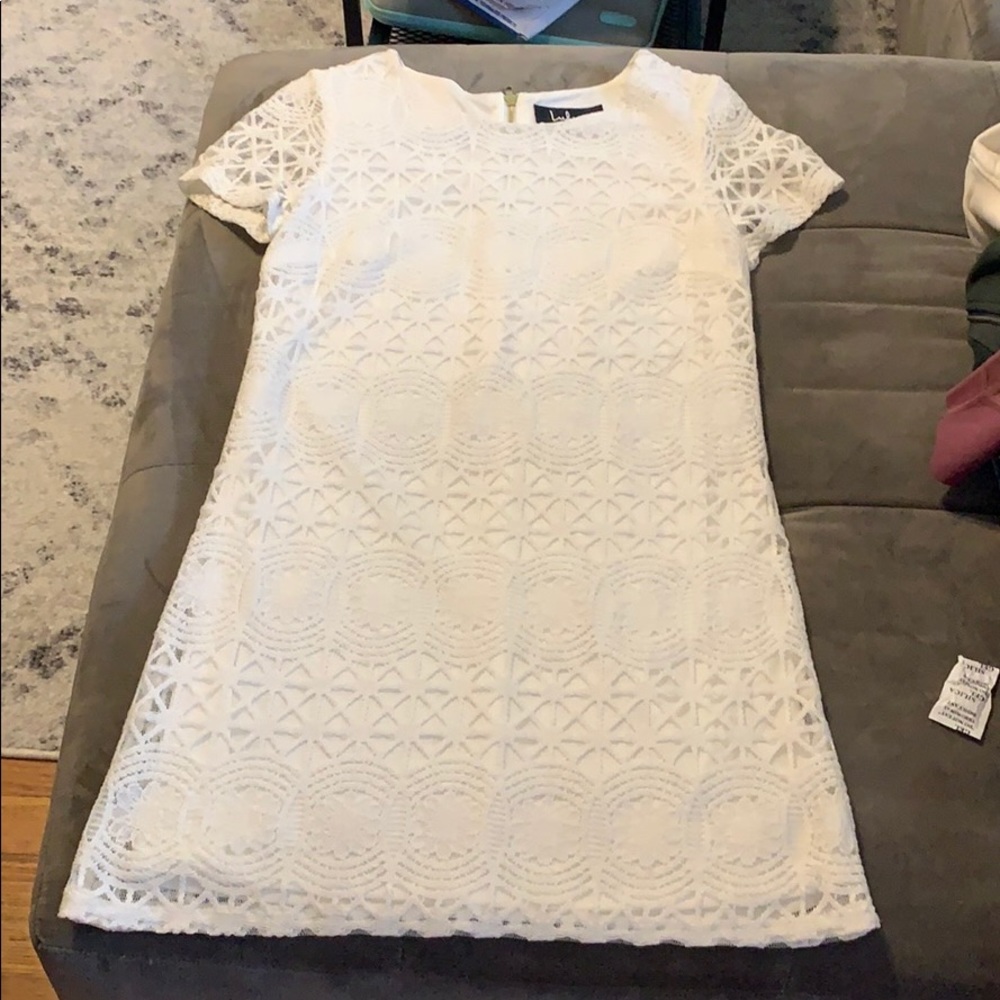 Lulus white mini dress